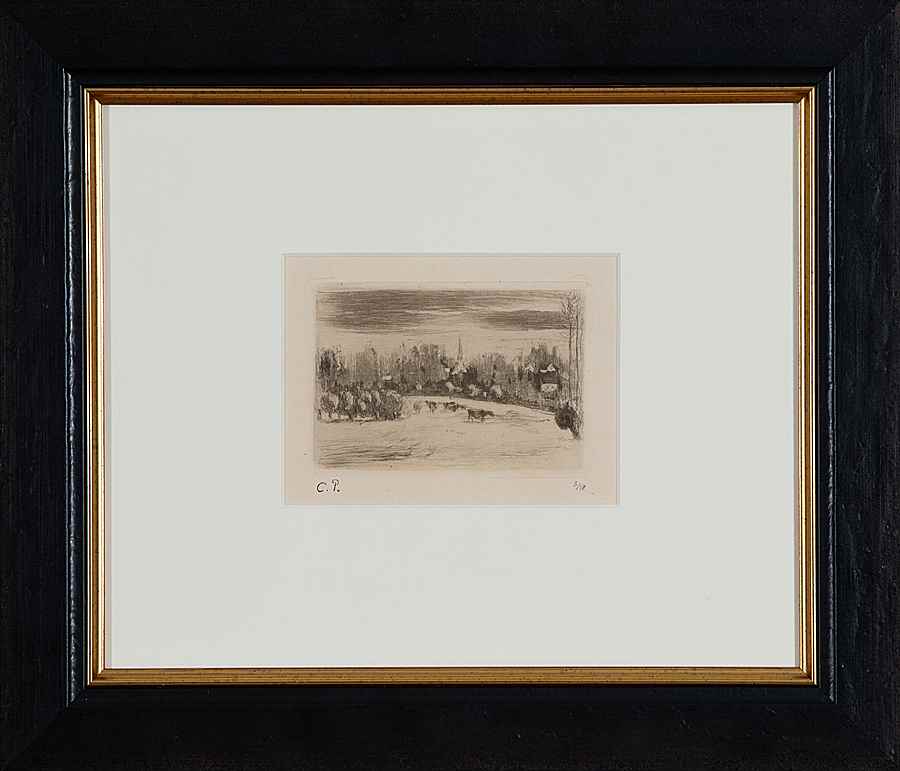 Prairies de Bazincourt - Camille Pissarro (1830 - 1903)